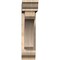 Ekena Millwork Legacy Traditional Smooth Bracket w/ Offset Brace, Douglas Fir, 5 1/2"W x 22"D x 22"H BKT0604X22X22LEC01SDF - alternate 3